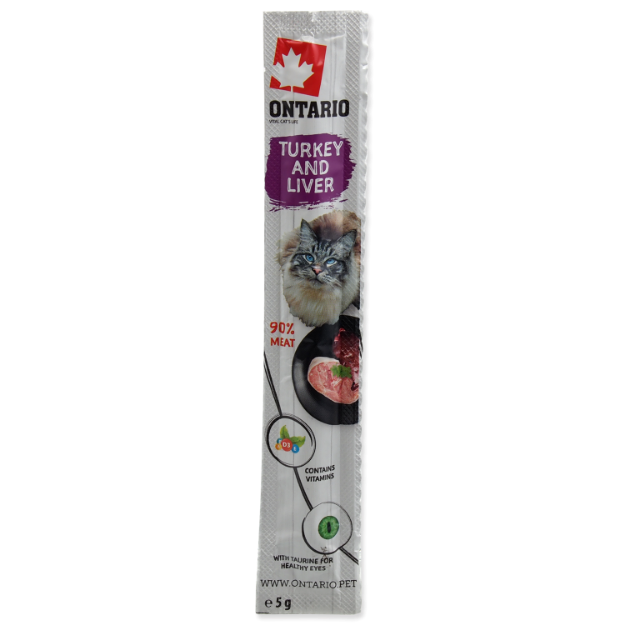 Stick ONTARIO for cats Turkey & Liver 5g