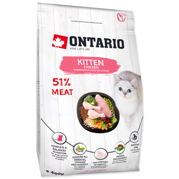 ONTARIO Kitten Chicken 0,4kg