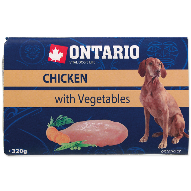 Vanicka ONTARIO Dog Chicken with Vegetable 320g