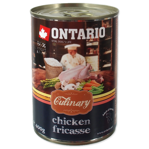Konzerva ONTARIO Culinary Chicken Fricasse 400g