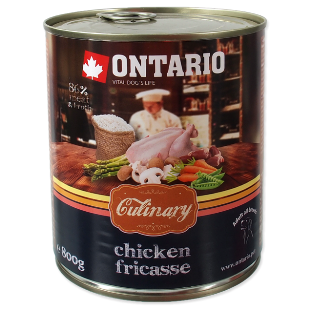 Konzerva ONTARIO Culinary Chicken Fricasse 800g