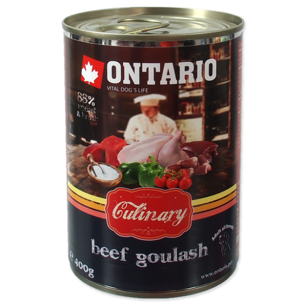 Konzerva ONTARIO Culinary Beef Goulash 400g